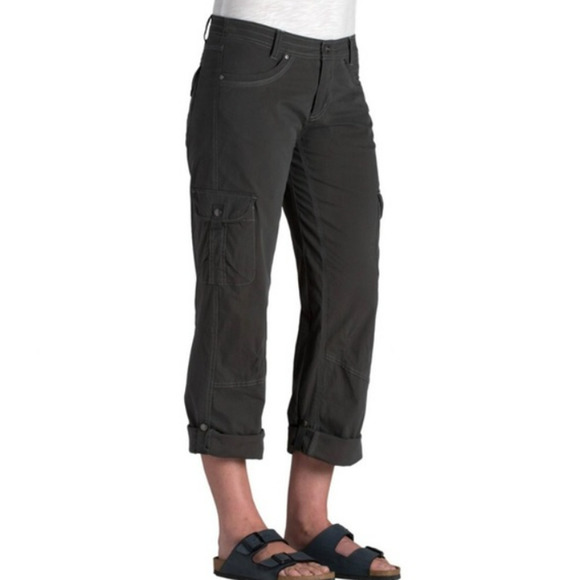 Kuhl Pants & Jumpsuits Kuhl Black Splash Roll Up Convertible Cargo